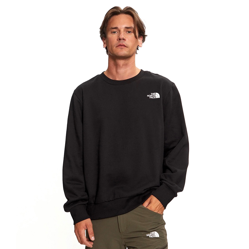 THE NORTH FACE FELPA UOMO SIMPLE DOME CREW INVERNALE MAGLIA SPORT NF0A89FBJK3