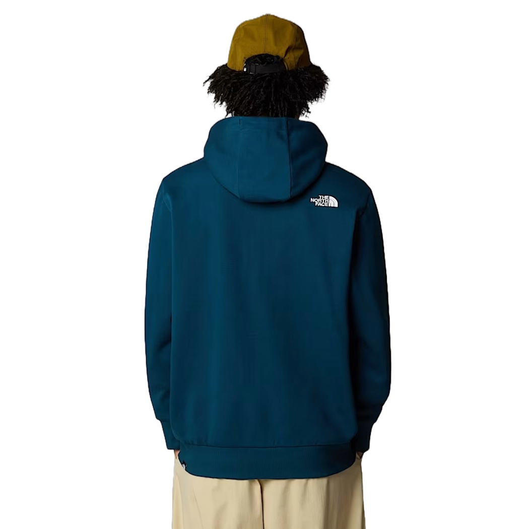 THE NORTH FACE FELPA APERTA UOMO SIMPLE DOME ZIP INVERNALE MAGLIA SPORT NF0A89FD