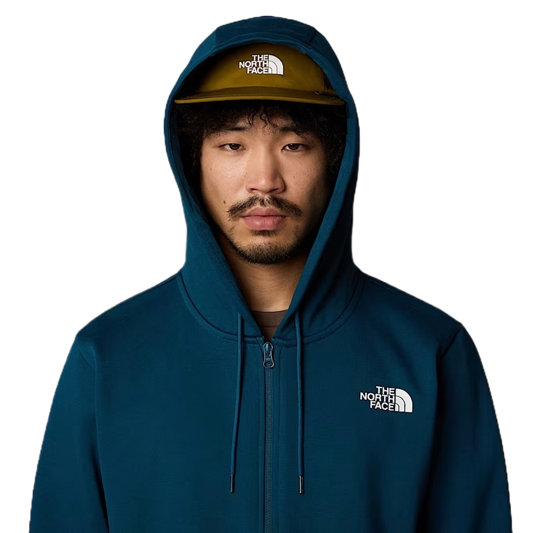 THE NORTH FACE FELPA APERTA UOMO SIMPLE DOME ZIP INVERNALE MAGLIA SPORT NF0A89FD