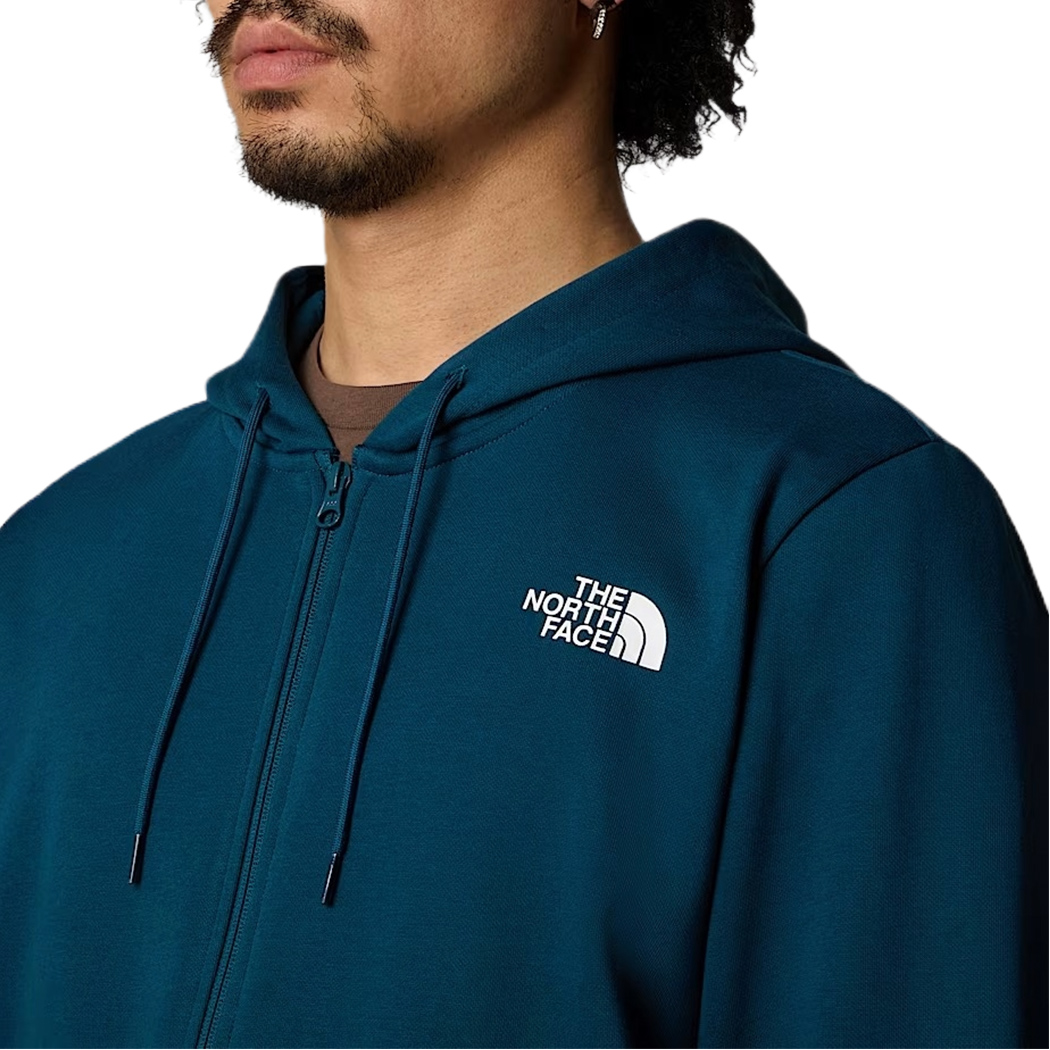 THE NORTH FACE FELPA APERTA UOMO SIMPLE DOME ZIP INVERNALE MAGLIA SPORT NF0A89FD
