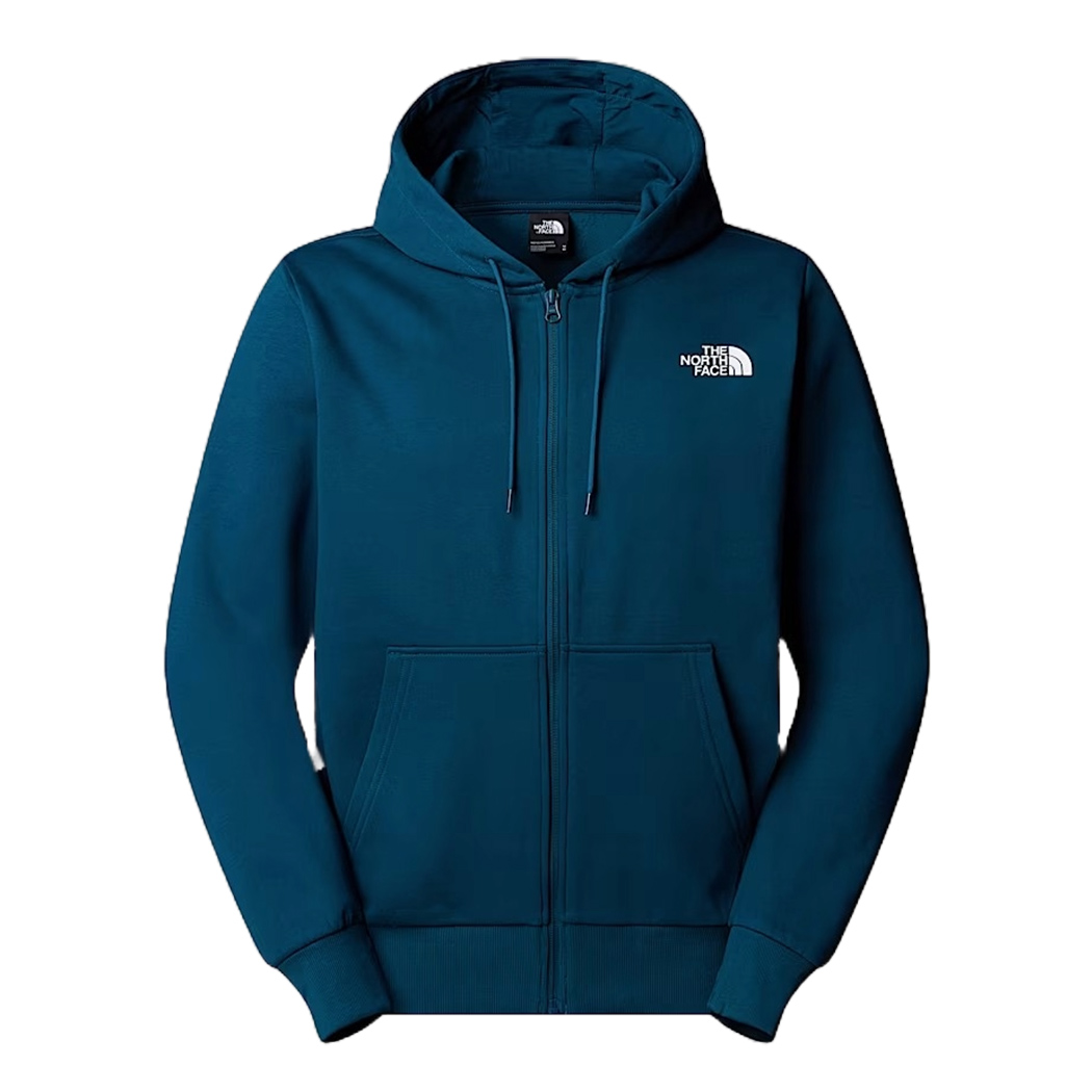 THE NORTH FACE FELPA APERTA UOMO SIMPLE DOME ZIP INVERNALE MAGLIA SPORT NF0A89FD