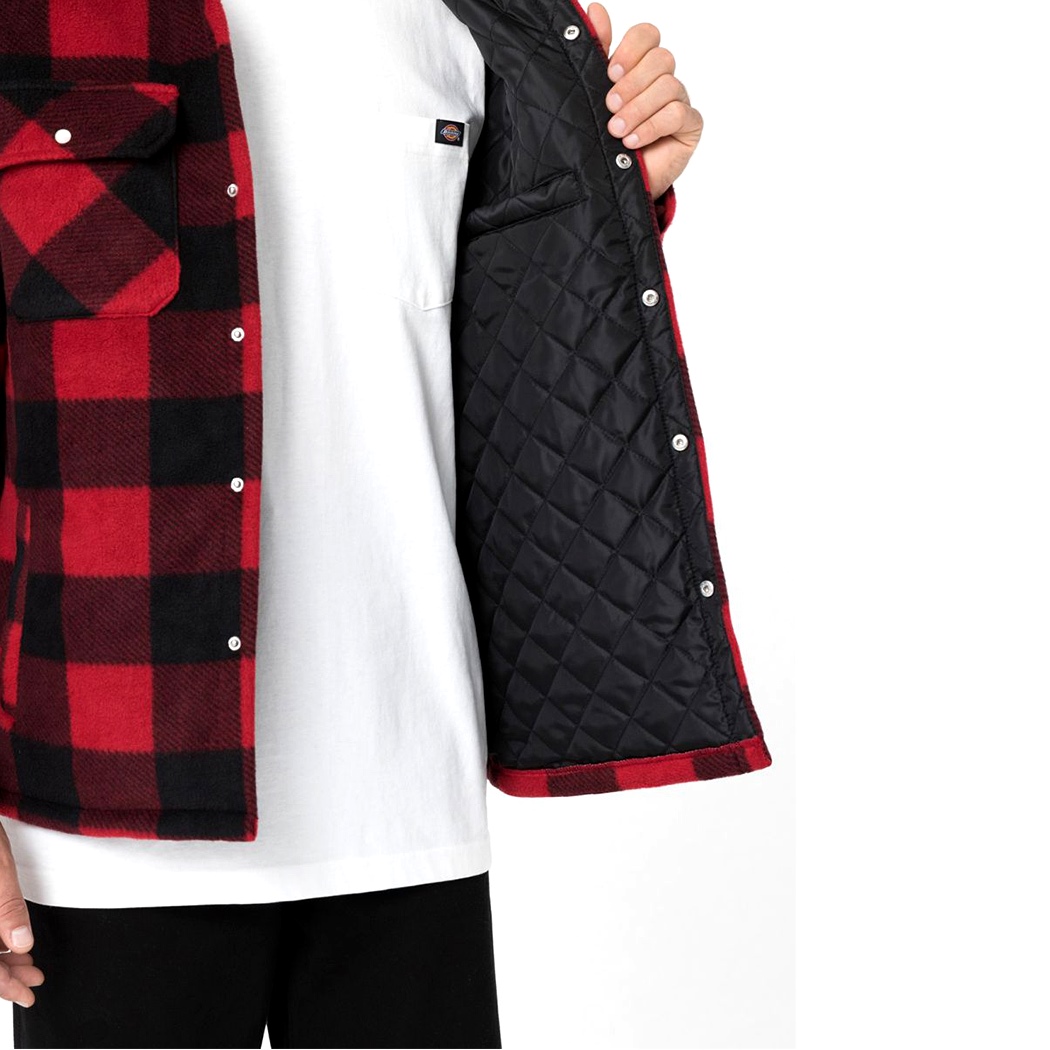 DICKIES CAMICIA PORTLAND GIUBBINO QUADRI UOMO GIACCA IMBOTTITA INVERNALE SH5000