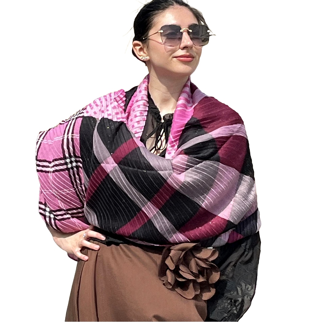 LIU JO STOLA GEOMETRIC STAMPA FANTASIA SCIARPA FOULARD DONNA SCIALLE 2F4102