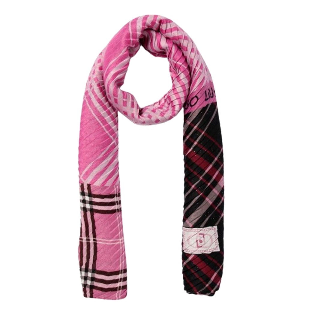 LIU JO STOLA GEOMETRIC STAMPA FANTASIA SCIARPA FOULARD DONNA SCIALLE 2F4102
