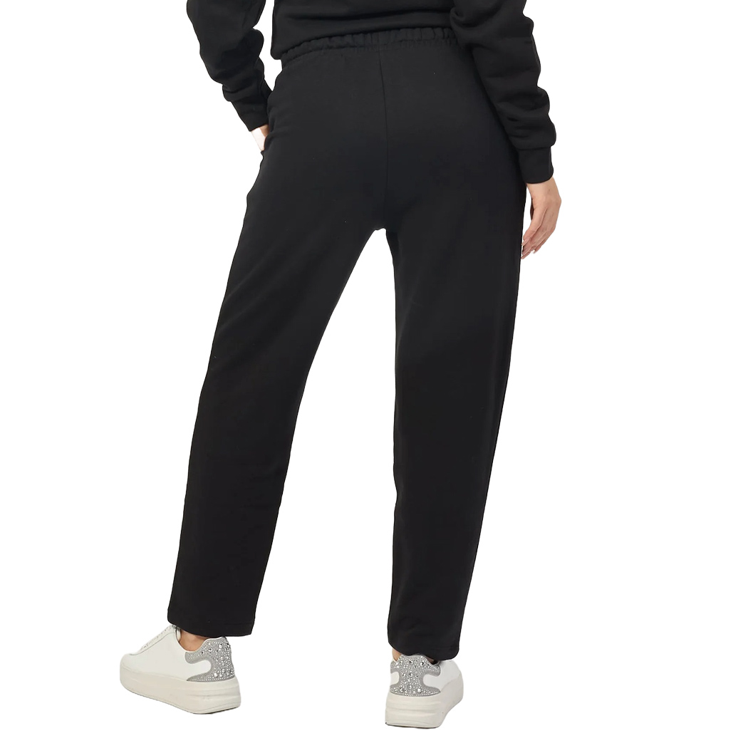 YES-ZEE PANTALONI TUTA STRAIGHT FELPA DONNA COTONE SPORT COULISSE P370-SN00