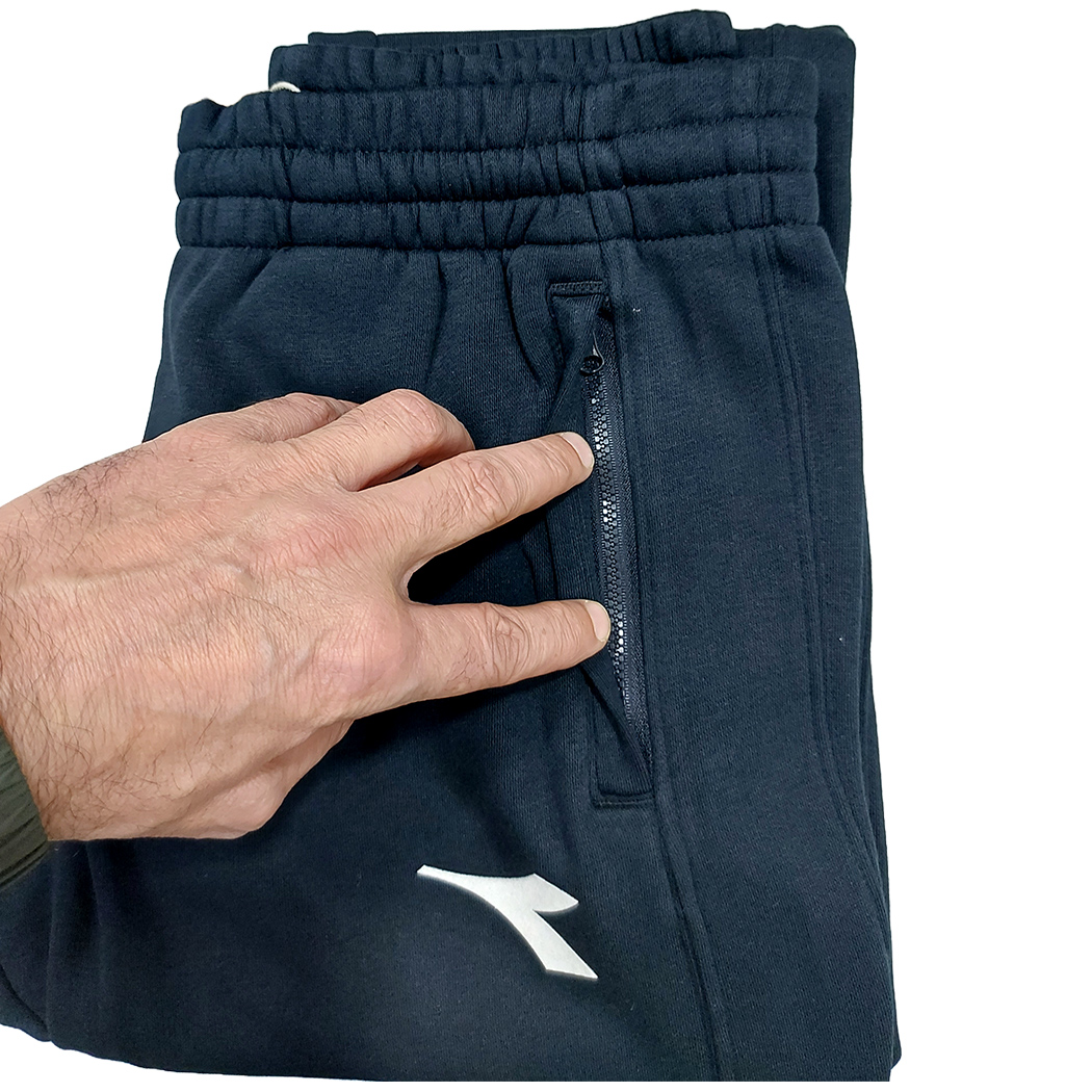 DIADORA PANT CUFF ESS SPORTS CH BR PANTALONI FELPA UOMO INVERNALI 102.180936