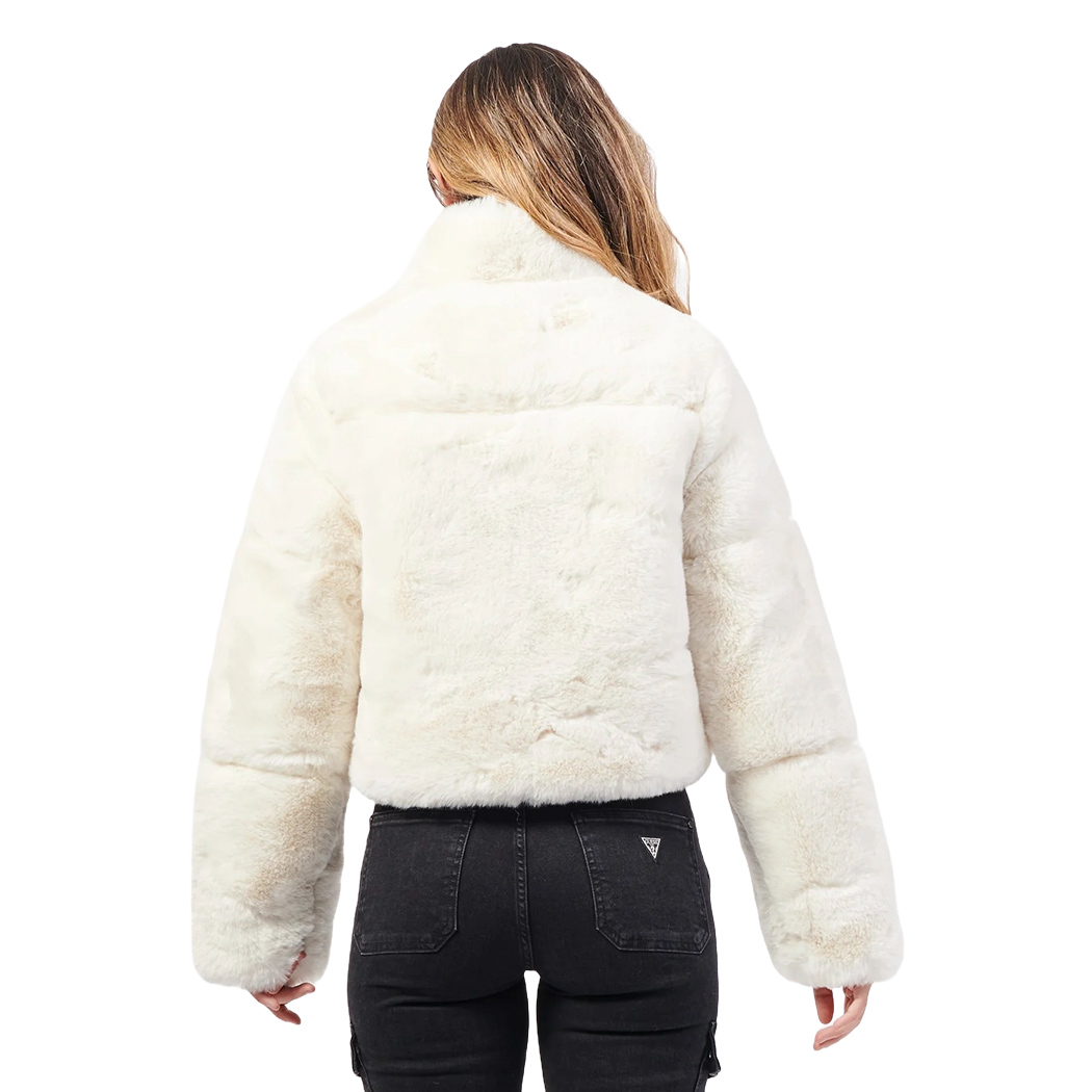 YES-ZEE BOMBER ECO FUR PELLICCETTA GIACCA GIUBBOTTO GIUBBINO DONNA J034/KX00