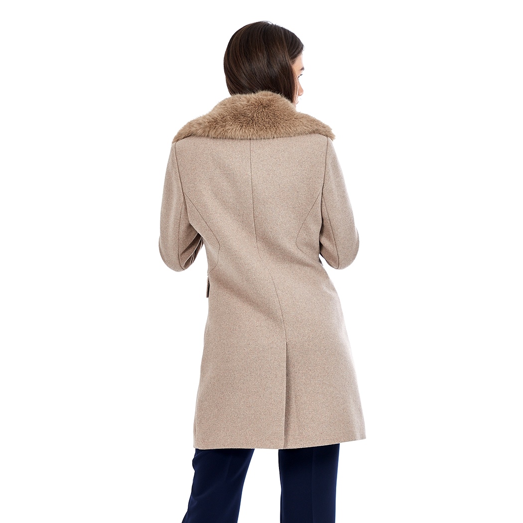 YES-ZEE CAPPOTTO CAPPOTTINO DONNA MISTO LANA FODERATO GIACCONE O022/KKPS