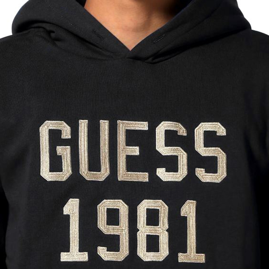 GUESS FELPA UOMO BOY RICAMO LOGO INVERNALE GARZATA CAPPUCCIO MAGLIA M4YQ05K9Z21