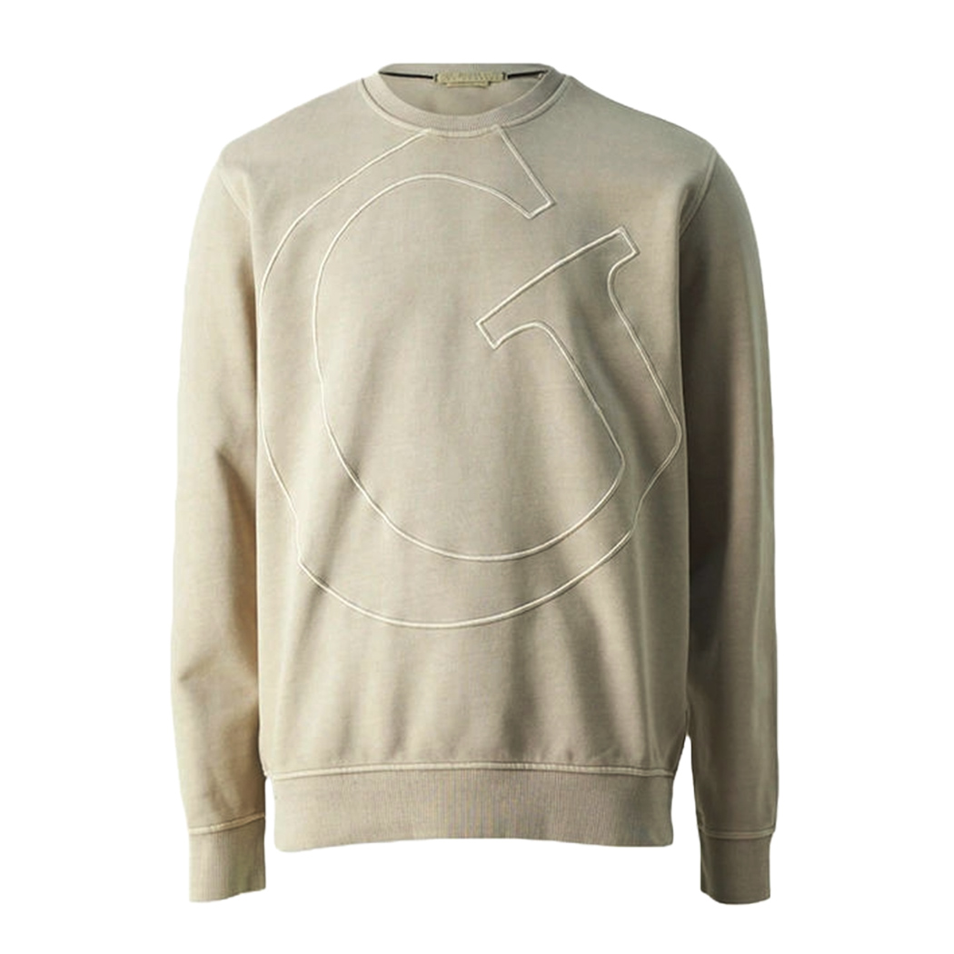 GUESS FELPA UOMO INVERNALE GARZATA LOGO FRONTALE MAGLIA SPORT M4YQ12KBY51