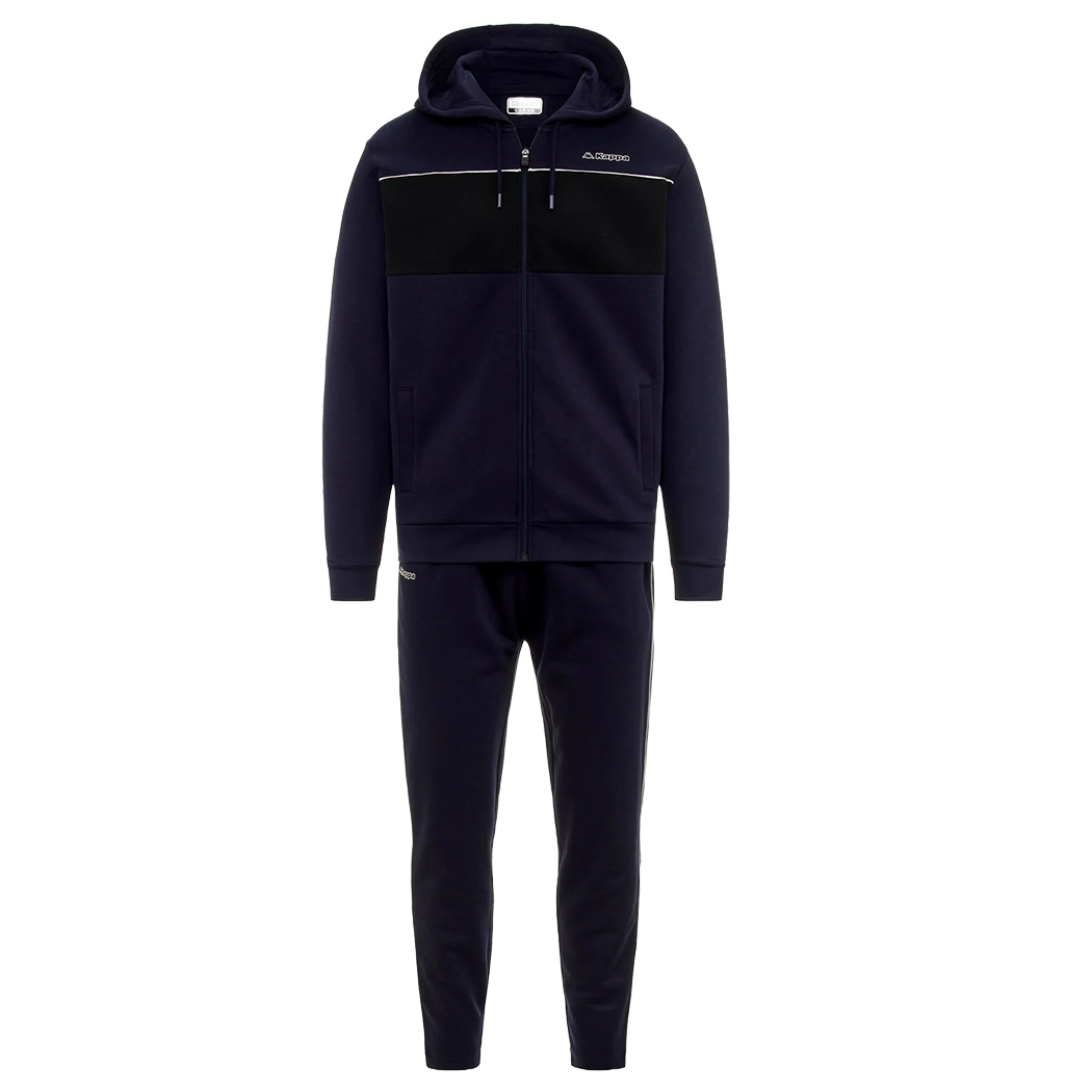 KAPPA LOGO FURI TUTA COMPLETO UOMO IN FELPA INVERNALE COMODA SPORT 331R2NW