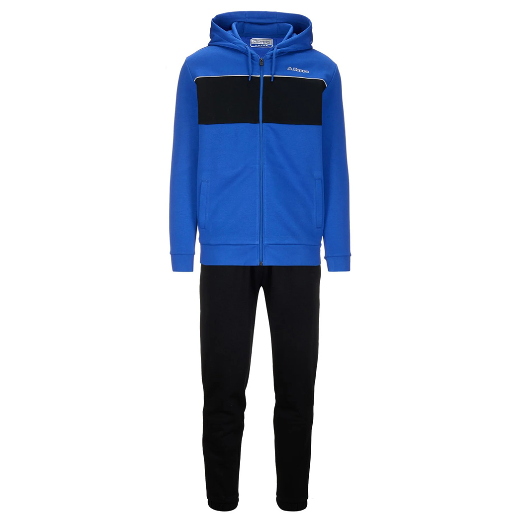 KAPPA LOGO FURI TUTA COMPLETO UOMO IN FELPA INVERNALE COMODA SPORT 331R2NW