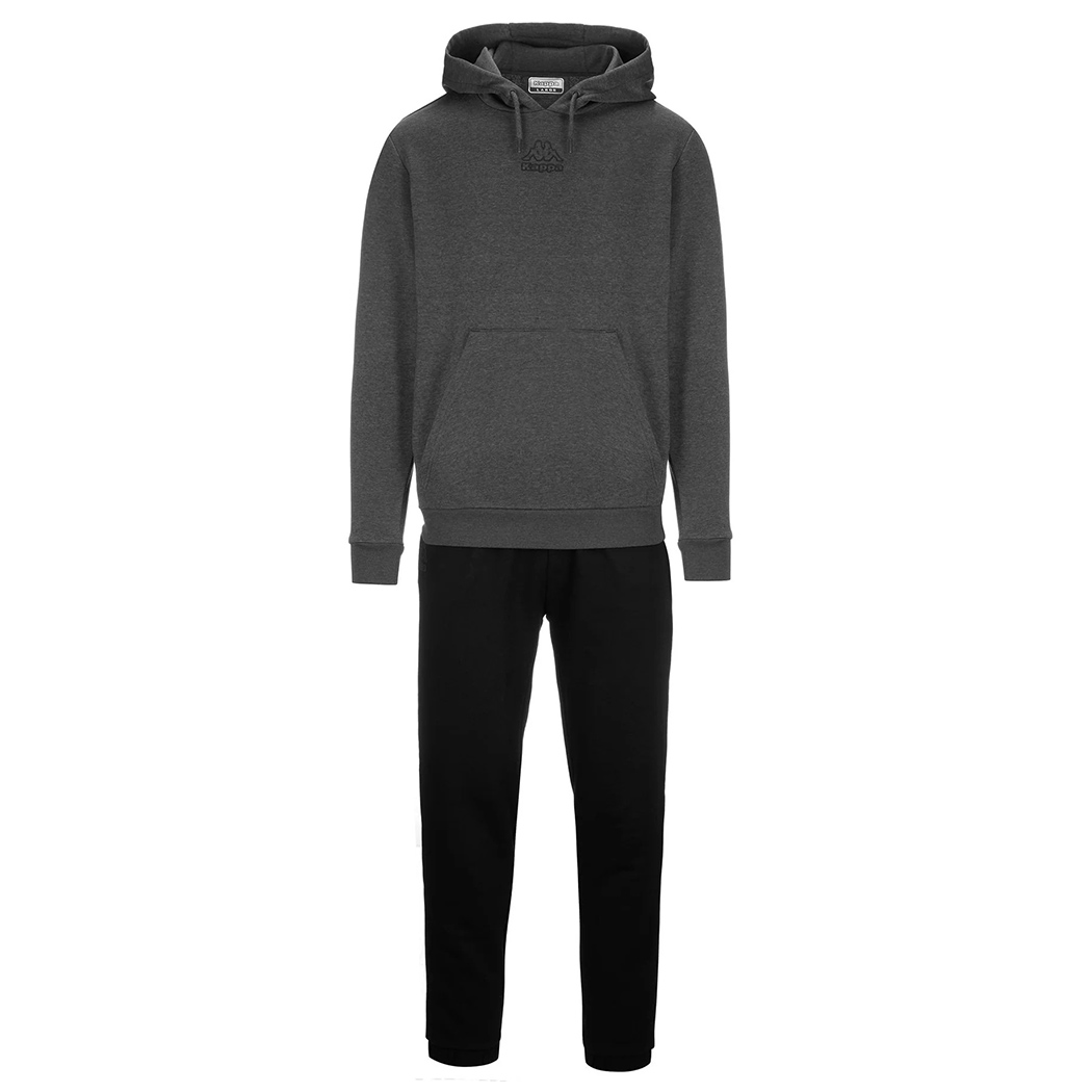 KAPPA LOGO FILLO TUTA COMPLETO UOMO IN FELPA INVERNALE COMODA SPORT 331R2LW