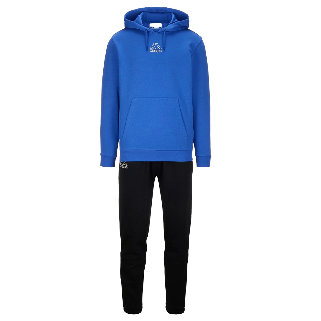 KAPPA LOGO FILLO TUTA COMPLETO UOMO IN FELPA INVERNALE COMODA SPORT 331R2LW