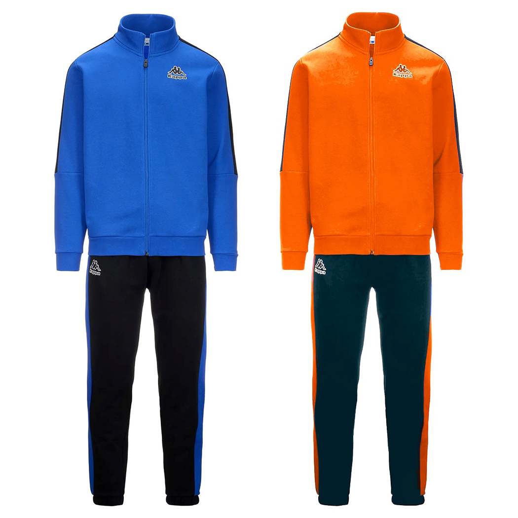 KAPPA LOGO FALEC TUTA COMPLETO UOMO IN FELPA INVERNALE COMODA SPORT 331R2KW