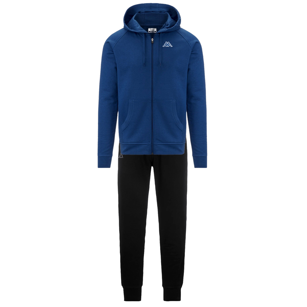 KAPPA LOGO FAEDI TUTA COMPLETO UOMO IN FELPA INVERNALE COMODA SPORT 331R2MW