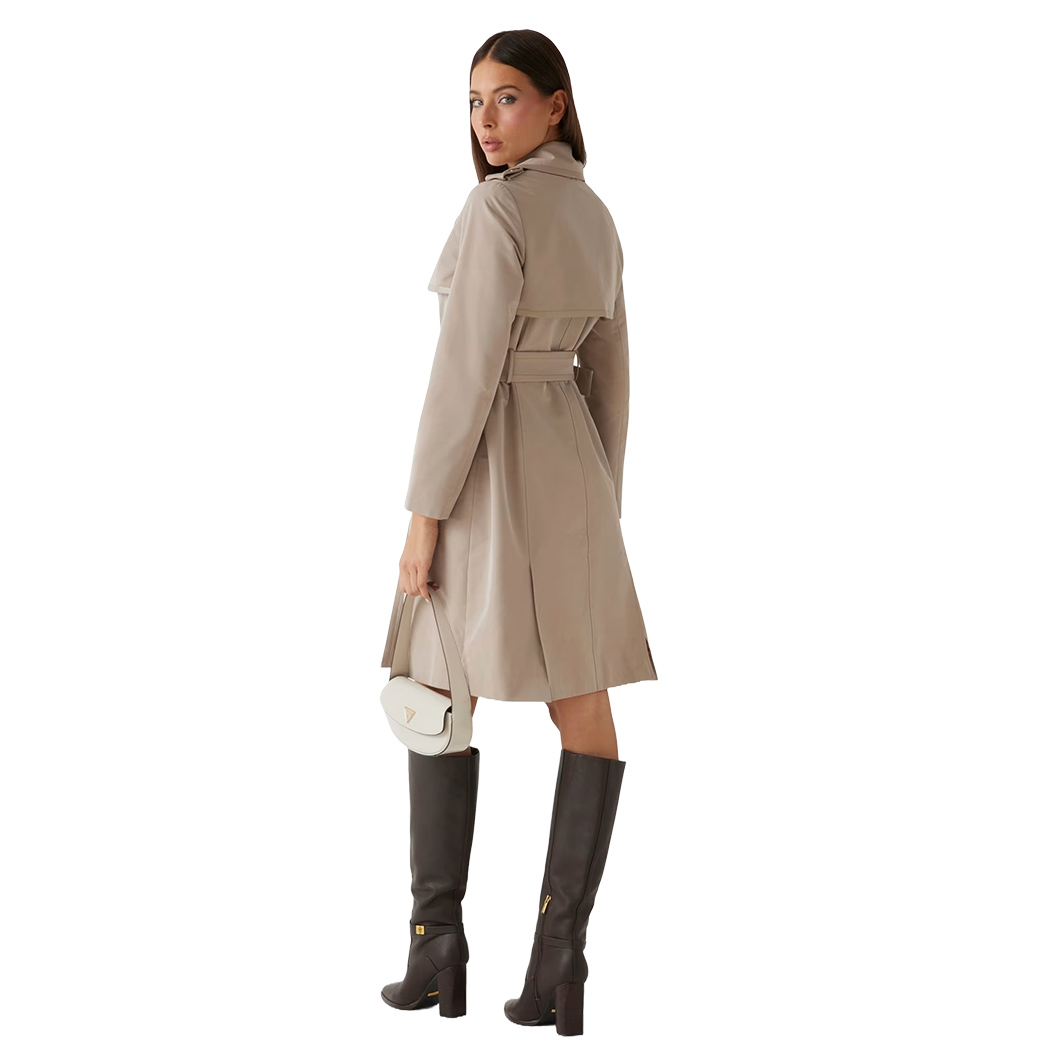 GUESS TRENCH SARTORIALE CLASSICO DONNA  GIACCA GIUBBINO PRIMAVERILE W5RL14WGWD2