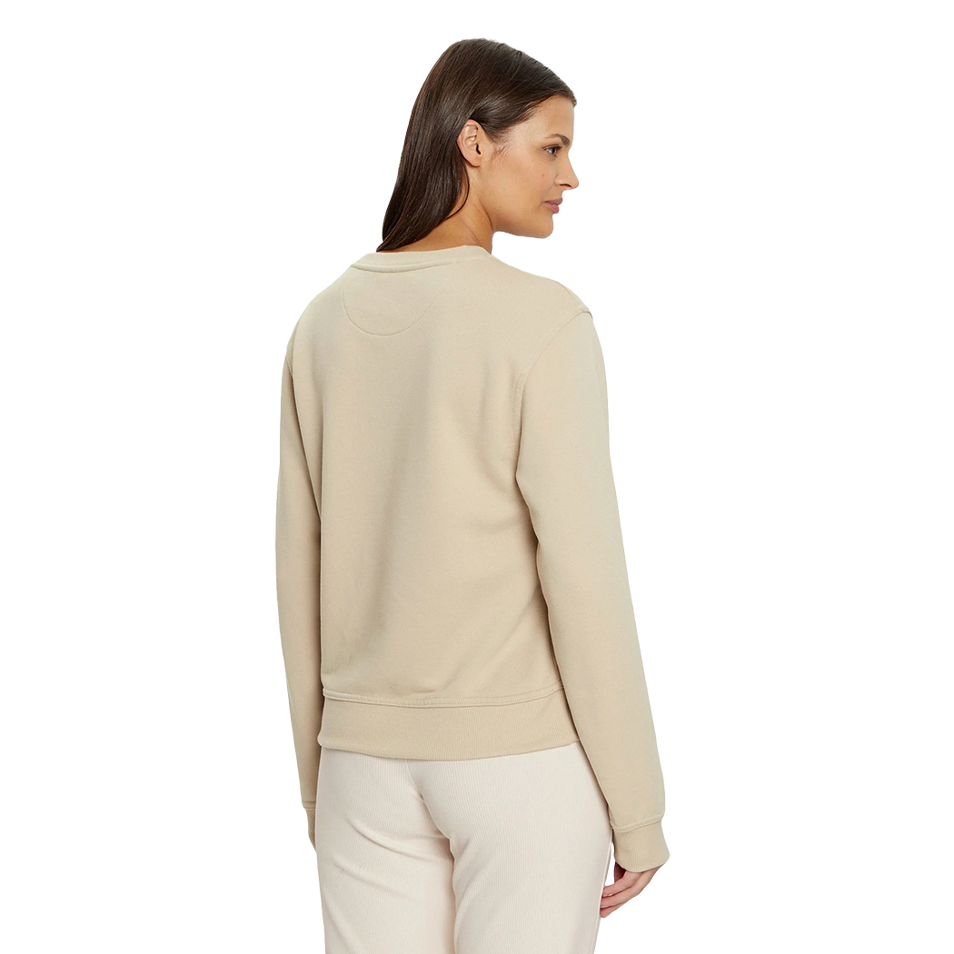 GUESS FELPA DONNA COTONE PRIMAVERA LOGO TRIANGOLO STRASS MAGLIA W5RQ09K8802