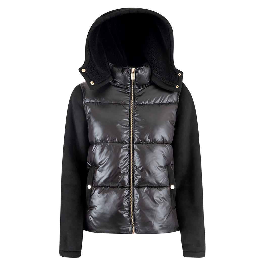 YES-ZEE GIACCA GIUBBOTTO DONNA GIUBBINO PIUMINO CAPPUCCIO MONTONCINO J026/GN00