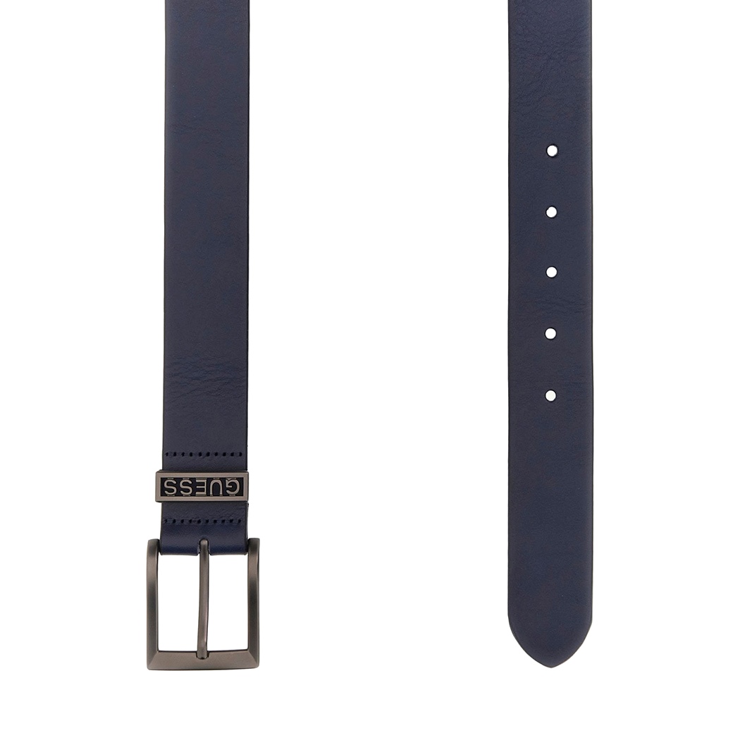 GUESS CINTURA UOMO BOY RAGAZZO LOGO VERA PELLE FIBBIA BELT BOY CINTA M5RZ02L0VW0