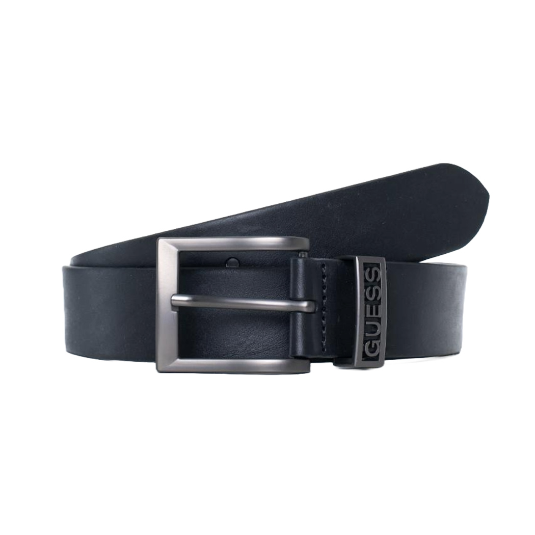 GUESS CINTURA UOMO BOY RAGAZZO LOGO VERA PELLE FIBBIA BELT BOY CINTA M5RZ02L0VW0