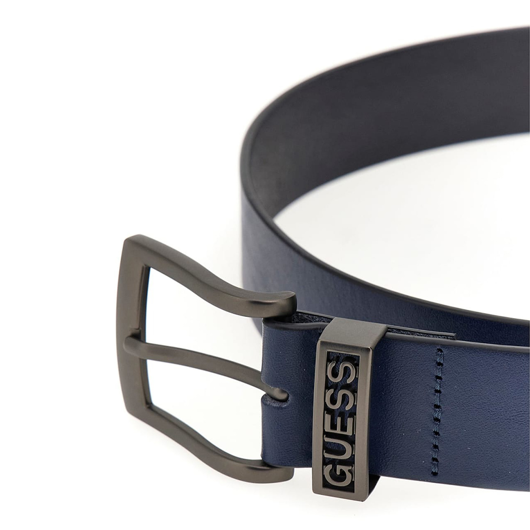 GUESS CINTURA UOMO BOY RAGAZZO LOGO VERA PELLE FIBBIA BELT BOY CINTA M5RZ02L0VW0