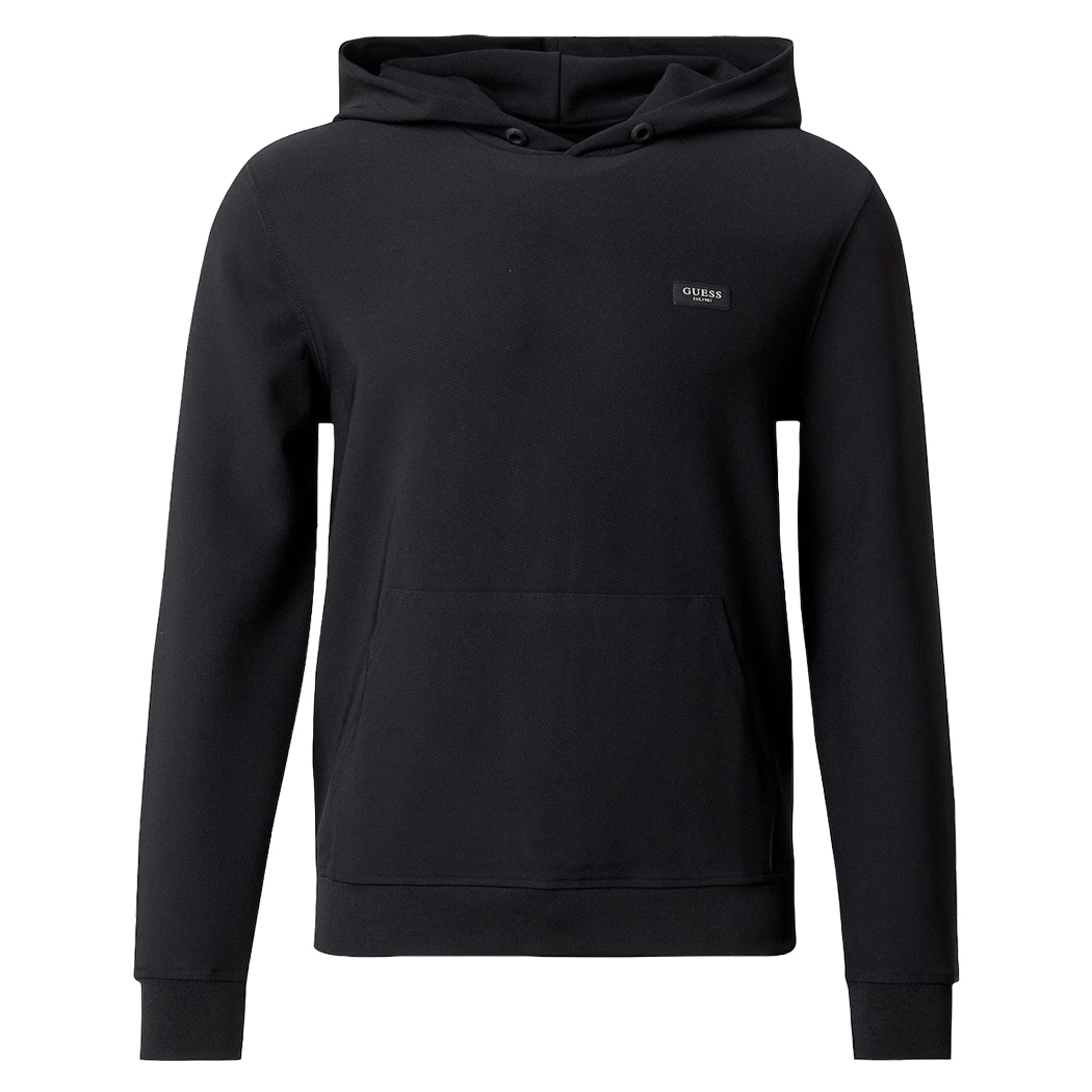 GUESS FELPA UOMO TASCA A MARSUPOIO LOGO CAPPUCCIO MAGLIA SPORT M4YQ10KCBL0