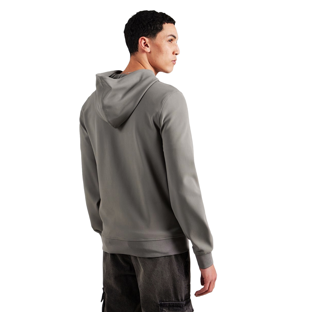 GUESS FELPA UOMO TASCA A MARSUPOIO LOGO CAPPUCCIO MAGLIA SPORT M4YQ10KCBL0