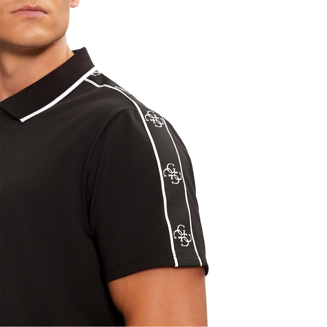 GUESS POLO UOMO T-SHIRT COTONE STRETCH LOGO MAGLIA QUATTRO G M4YP40KARS0