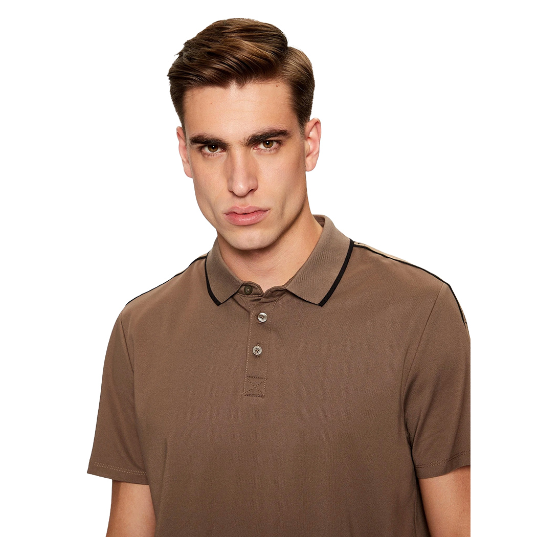 GUESS POLO UOMO T-SHIRT COTONE STRETCH LOGO MAGLIA QUATTRO G M4YP40KARS0