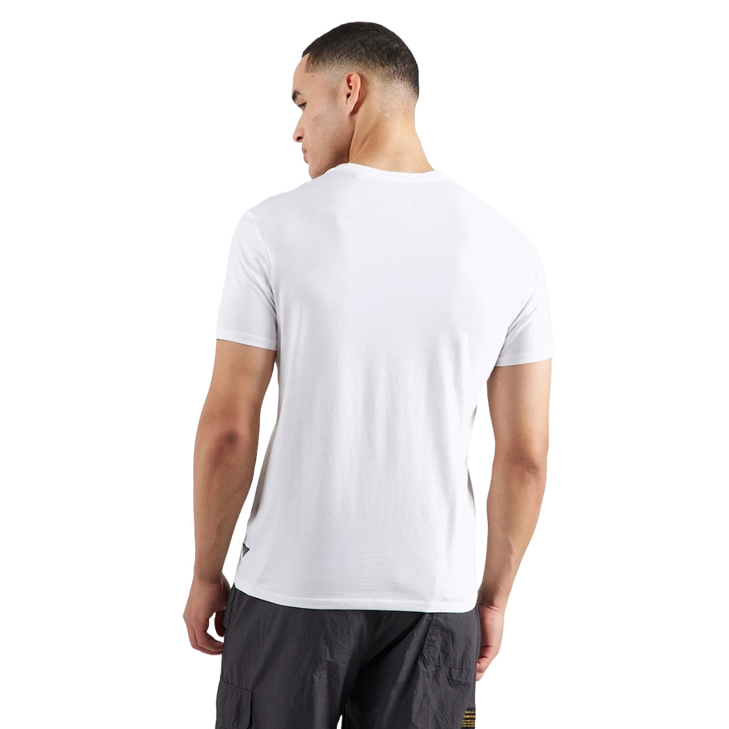 GUESS T-SHIRT UOMO MAGLIA COTONE JERSEY LOGO TRIANGOLO IN RILIEVO M5RI62K9RM1