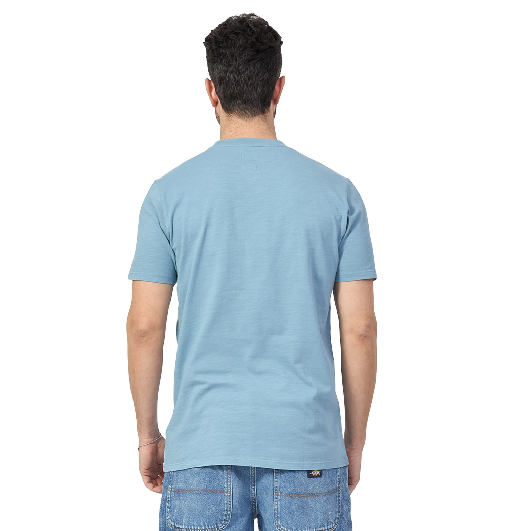 GUESS T-SHIRT UOMO COTONE FIAMMATO CON TASCHINO COMODA COMFORT M5GP23KC6U1