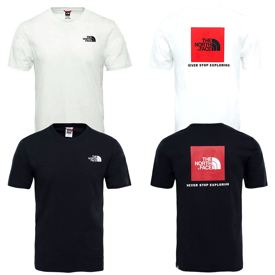 THE NORTH FACE T-SHIRT REDBOX UOMO COTONE MAGLIA RAGAZZO MANICHE CORTE NF0A87NP