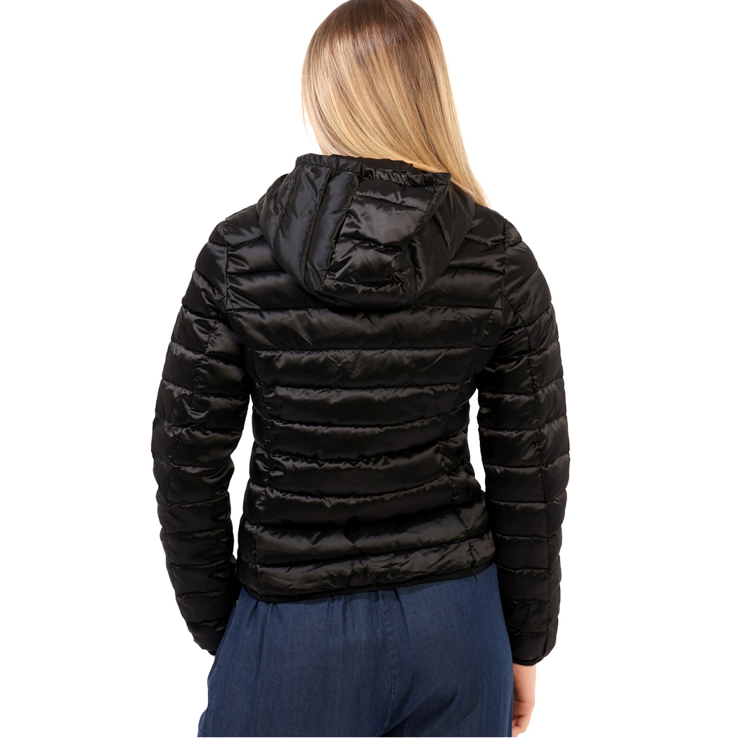 YES-ZEE GIUBBOTTO DONNA GIUBBINO GIACCA TRAPUINTINO CON CAPPUCCIO J454/M600