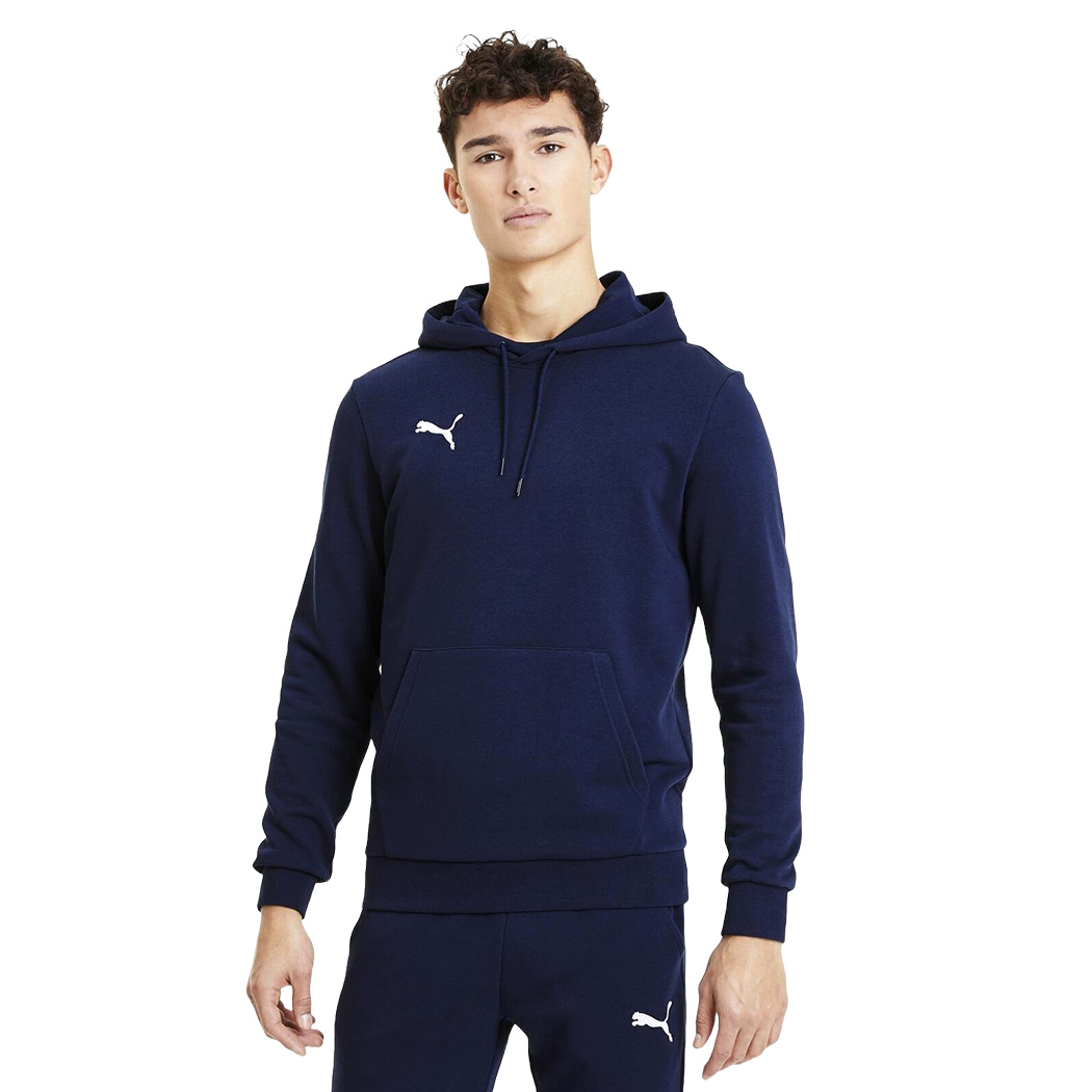 PUMA FELPA CAPPUCCIO TEAM GOAL CASUALS HOODY UOMO BOY RAGAZZO PRIMAVERILE 658618