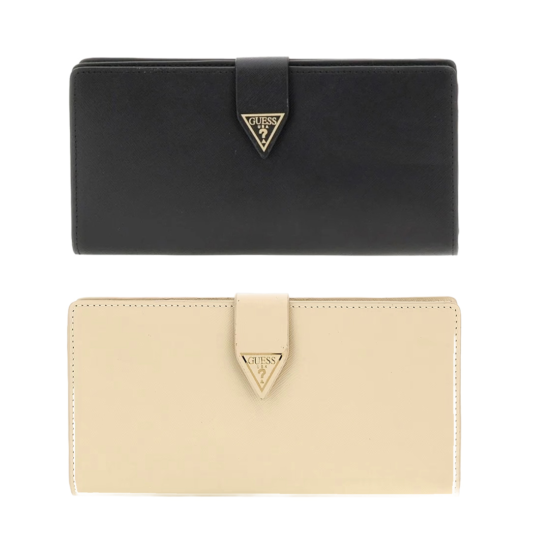 GUESS MAXI PORTAFOGLIO MIRIAM BORSELLINO WALLET DONNA VERA PELLE ZIP RW1171P5201