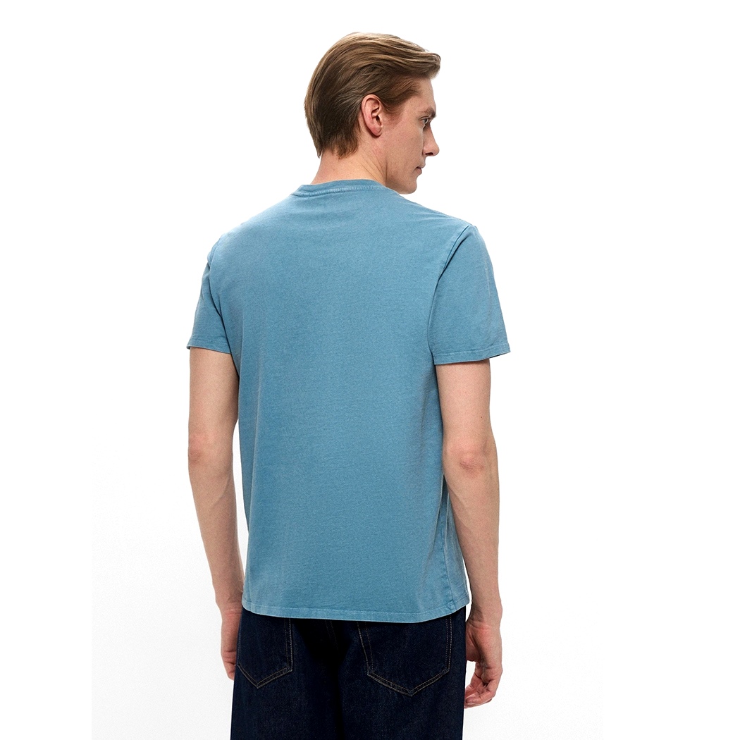 GUESS T-SHIRT UOMO COTONE LOGO RICAMATO REGULAR FIT COMODA COMFORT M5GI34KBZV1