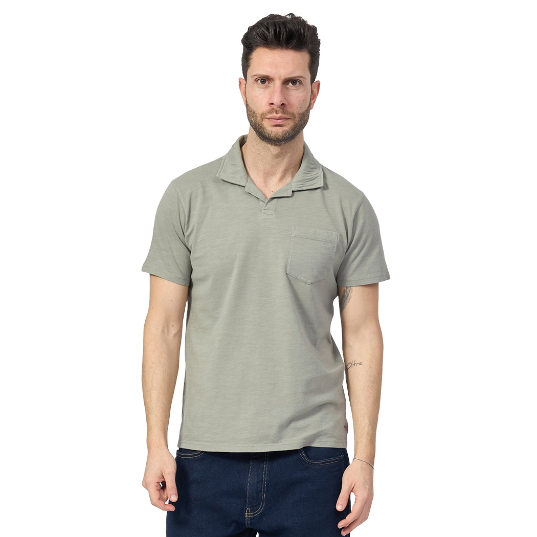 GUESS POLO T-SHIRT UOMO COTONE FIAMMATO CON TASCHINO COMODA COMFORT M5GP24KC6U1