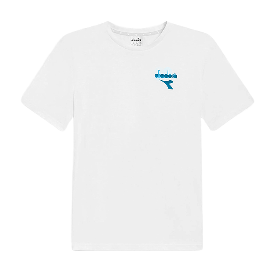 DIADORA T-SHIRT SS ESS. SPORTS UOMO BOY MAGLIA SPORT TINTA UNITA LOGO 102.181182