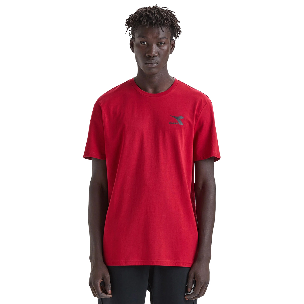 DIADORA T-SHIRT SS ESS. SPORTS UOMO BOY MAGLIA SPORT TINTA UNITA LOGO 102.181182