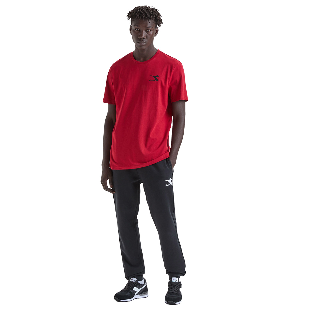 DIADORA T-SHIRT SS ESS. SPORTS UOMO BOY MAGLIA SPORT TINTA UNITA LOGO 102.181182