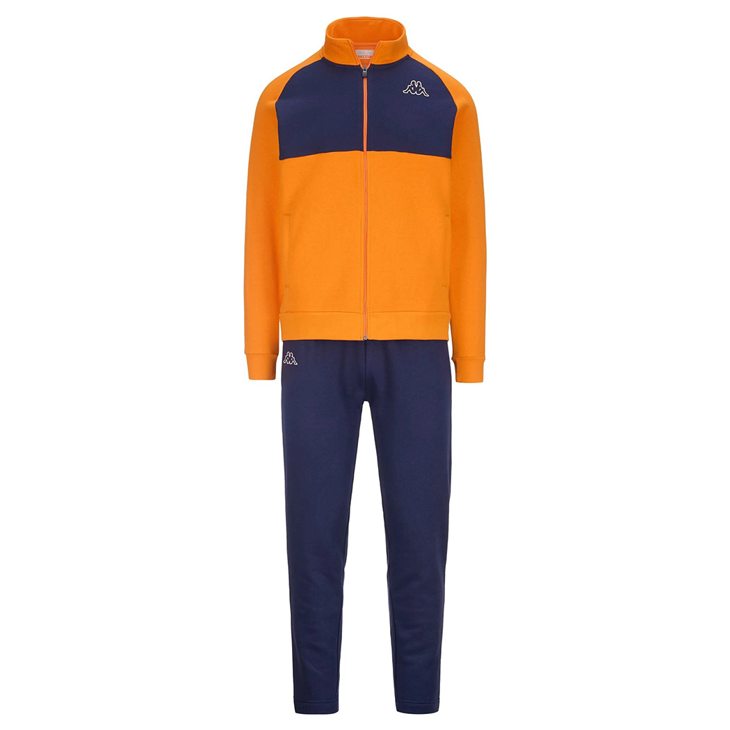 KAPPA LOGO FADI TUTA COMPLETO UOMO IN FELPA INVERNALE COMODA SPORT 331R2JW