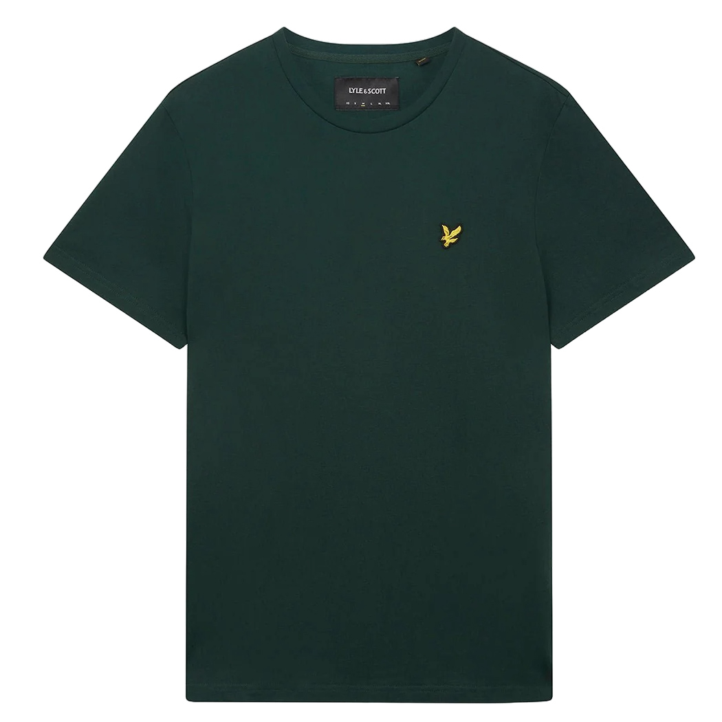 LYLE E SCOTT PLAIN T-SHIRT UOMO LOGO MODA MAGLIA COTONE ESTATE SPORT TS400VOG