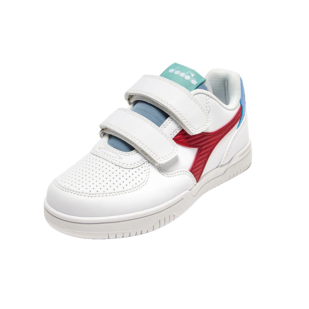 DIADORA RAPTOR LOW STRIPE PS SCARPE SNEAKERS BAMBINI STRAPPO SPORT 101.181614