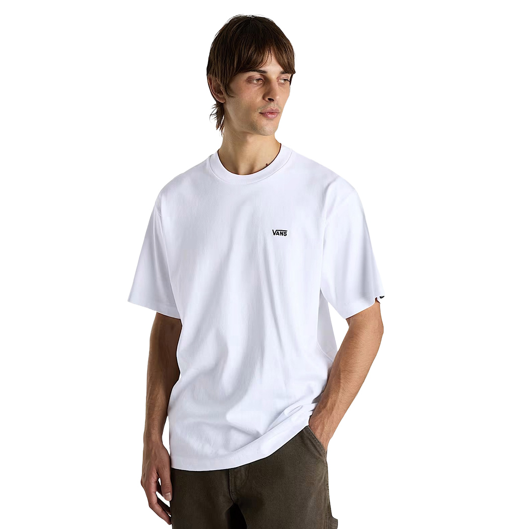 VANS MAGLIA T-SHIRT COTONE UOMO RAGAZZO CLASSIC FIT LEFT CHEST LOGO VN0A3CZEY