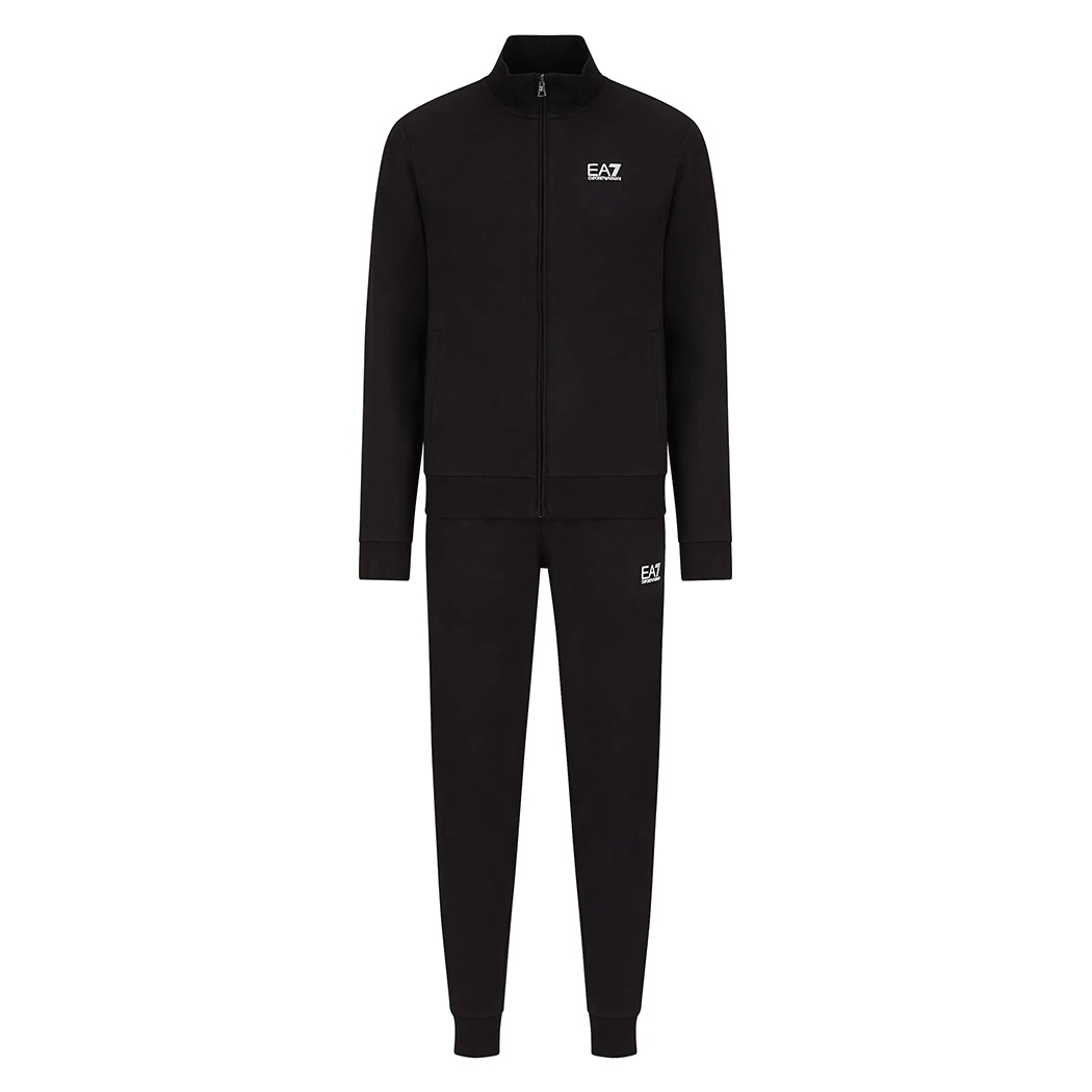 EA7 EMPORIO ARMANI TUTA UOMO FELPA ZIP COTONE COMPLETO PRIMAVERILE 8NPV60PJVRZ