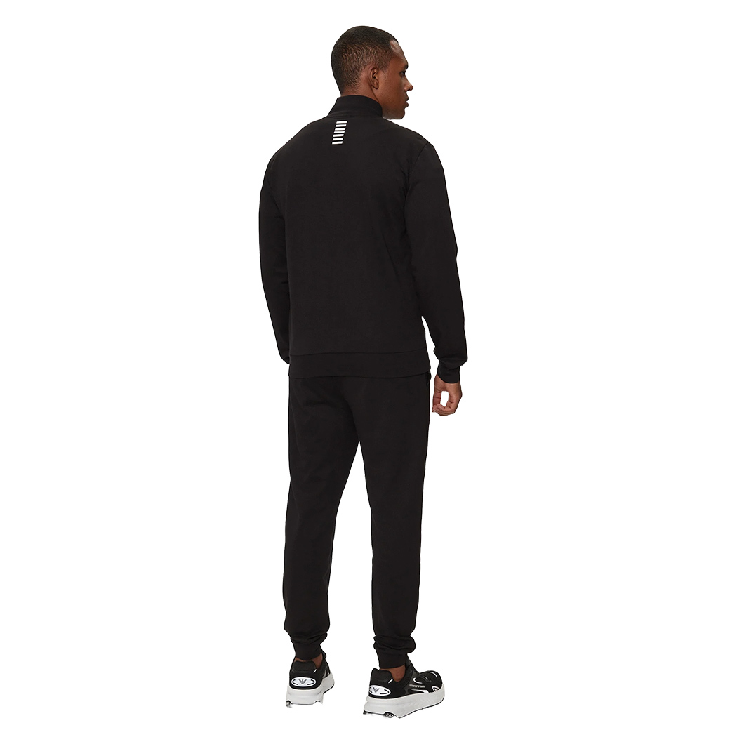 EA7 EMPORIO ARMANI TUTA UOMO FELPA ZIP COTONE COMPLETO PRIMAVERILE 8NPV60PJVRZ