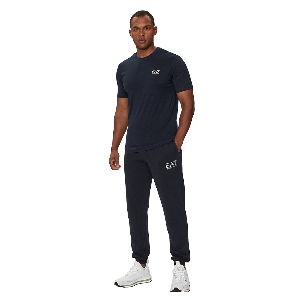 EA7 EMPORIO ARMANI T-SHIRT GIROCOLLO REGULAR FIT COTONE UOMO BOY MAN 8NPT25PJVPZ