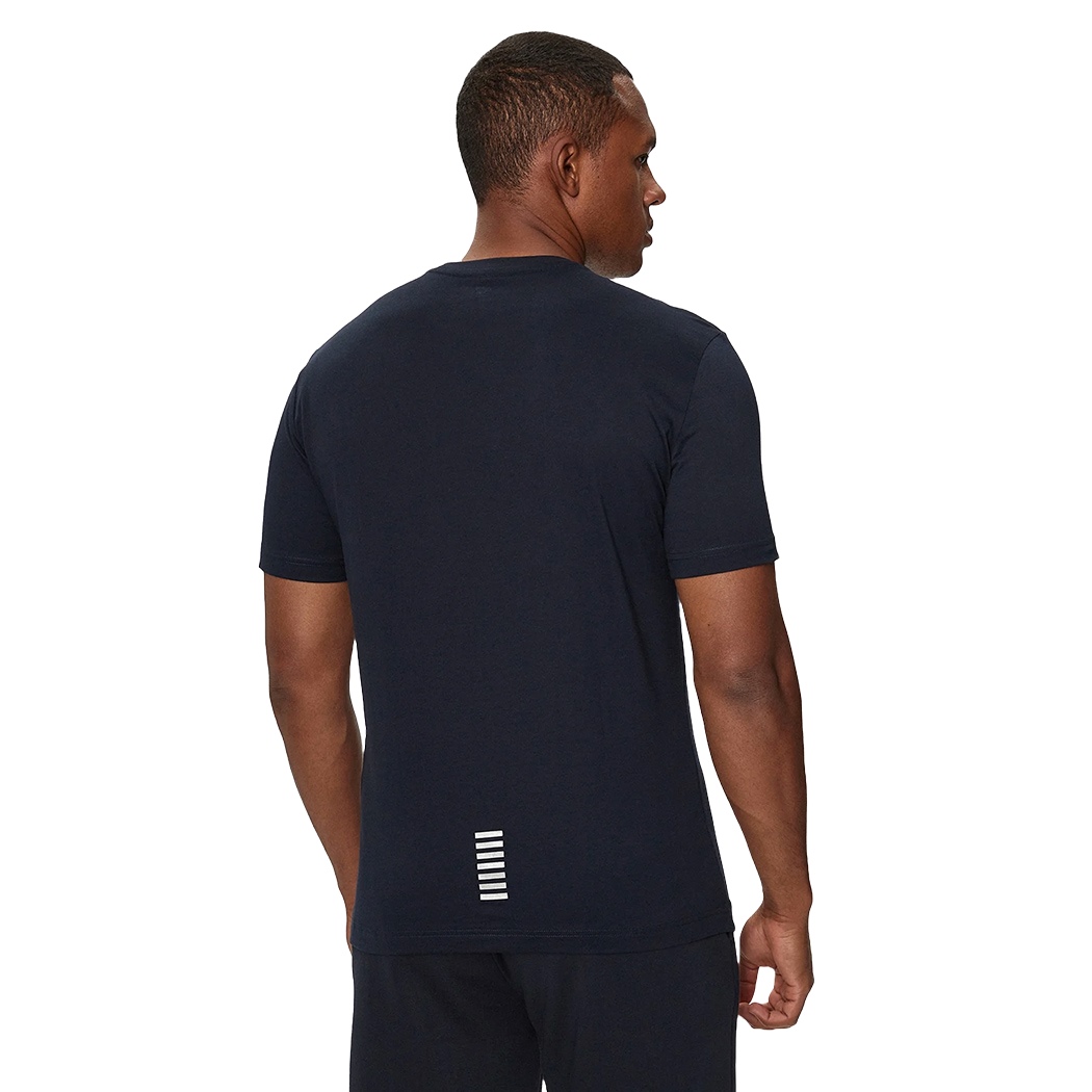 EA7 EMPORIO ARMANI T-SHIRT GIROCOLLO REGULAR FIT COTONE UOMO BOY MAN 8NPT25PJVPZ