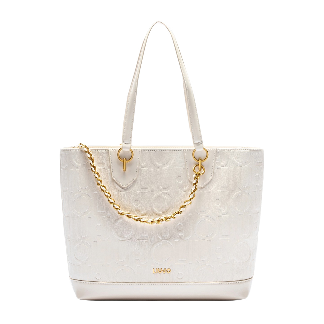 LIU JO BORSA DONNA SHOPPING BAG CATENA LOGO TRACOLLA TOTE ADONIDE SPALLA AA5197